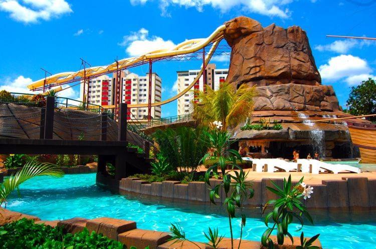 Апарт отель Piazza Diroma - Com Acesso Acqua Park Cn-Go Калдас-Новас Экстерьер фото